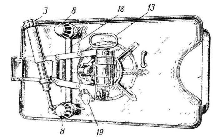 Поворотный механизм 50мм немецкого миномета